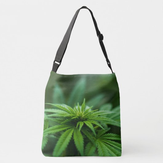 Mooie weed crossbody tas (Achterkant)