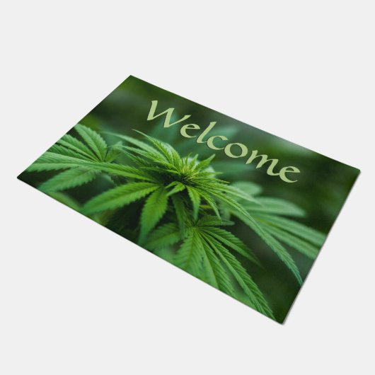 Mooie weed deurmat (Schuin)