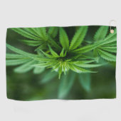 Mooie weed golfhanddoek (Horizontaal)