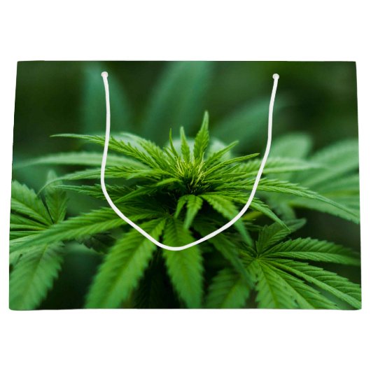 Mooie weed groot cadeauzakje (Voorkant)