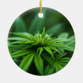 Mooie weed keramisch ornament (Achterkant)