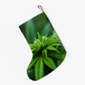 Mooie weed kleine kerstsok (Achterkant (Hangend))