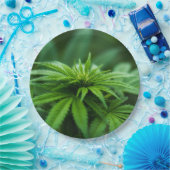 Mooie weed papieren bordje (Feest)