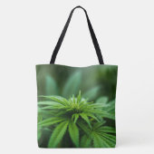 Mooie weed tote bag (Achterkant)