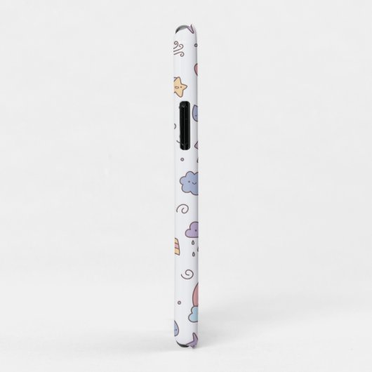 Mooie Weer Doodlepatroon Case-Mate iPhone Case (Achterkant/rechts)
