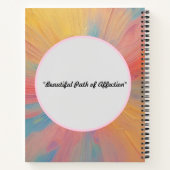 "Mooie weg van genegenheid" Notitieboek (Achterkant)