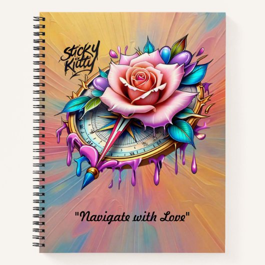 "Mooie weg van genegenheid" Notitieboek (Voorkant)