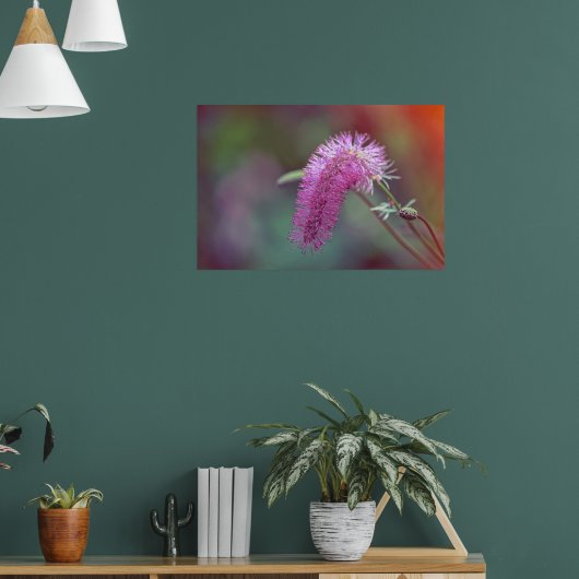 Mooie weidebloem poster (Woonkamer 1)