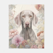 Mooie Weimaraner Fleece Deken (Voorkant)