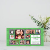 Mooie Weinig Groene Kaart van de Foto van de (Staand voorkant)