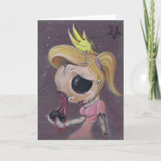 mooie weinig poppenwenskaart kaart