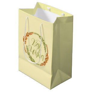 Mooie Wensen Krans Ansichtkaart Medium Cadeauzakje
