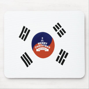 Mooie wensen voor Zuid-Korea: prettige kerst Muismat