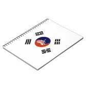 Mooie wensen voor Zuid-Korea: prettige kerst Notitieboek (Linkerzijde)