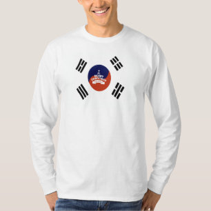 Mooie wensen voor Zuid-Korea: prettige kerst T-shirt