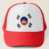 Mooie wensen voor Zuid-Korea: prettige kerst Trucker Pet (Voorkant)