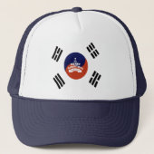 Mooie wensen voor Zuid-Korea: prettige kerst Trucker Pet (Voorkant)