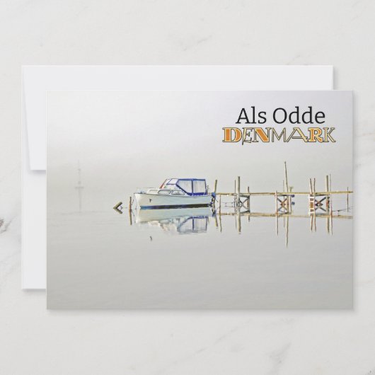 Mooie Wenskaarten uit Denemarken! Feestdagenkaart (Voorkant)