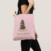 Mooie wensstenen tote bag (Dichtbij)