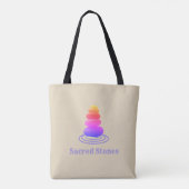Mooie wensstenen tote bag (Achterkant)