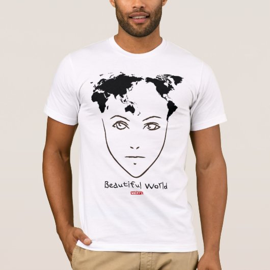 Mooie wereld t-shirt (Voorkant)