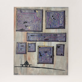 Mooie werken in het museum legpuzzel