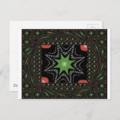 Mooie wervelende sterren achtergrond Print vector Briefkaart (Voorkant / Achterkant)