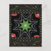 Mooie wervelende sterren achtergrond Print vector Briefkaart (Voorkant)