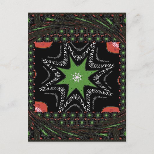 Mooie wervelende sterren achtergrond Print vector Briefkaart (Voorkant)