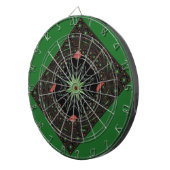 Mooie wervelende sterren achtergrond Print vector Dartbord (Voorkant Rechts)