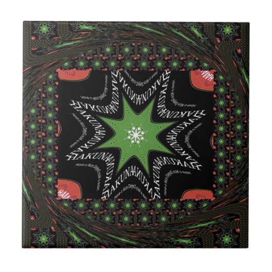 Mooie wervelende sterren achtergrond Print vector Tegeltje (Voorkant)