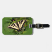 Mooie Westerne tijger Swallowtail Butterfly Bagagelabel (Voorkant horizontaal)