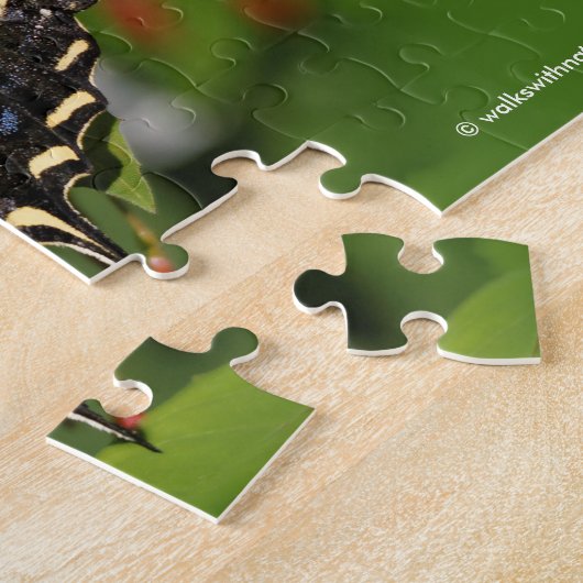 Mooie Westerne tijger Swallowtail Butterfly Legpuzzel (Zijkant)