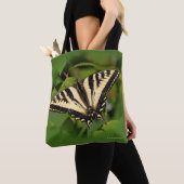 Mooie Westerne tijger Swallowtail Butterfly Tote Bag (Dichtbij)