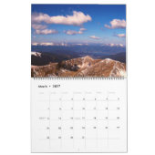 Mooie Westerse Bergen en Stromen Kalender (Mar 2027)