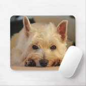 Mooie Westie Dog-Muismat / Mat van muis Muismat (Met muis)