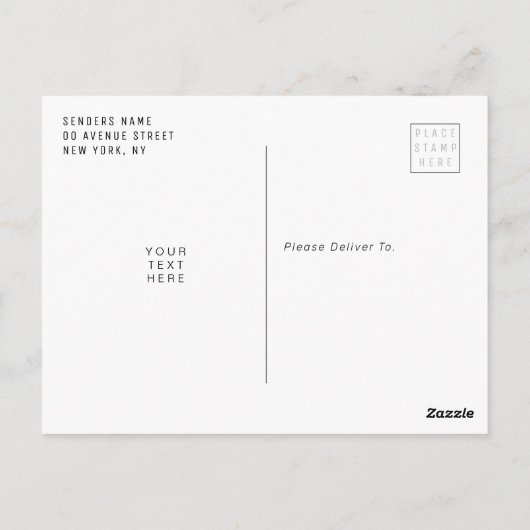 Mooie wet school afstuderen aankondiging briefkaart (Achterkant)