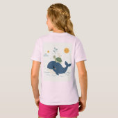 Mooie Whimsicale Kinderen Grafische T-Shirt (Achterkant volledig)