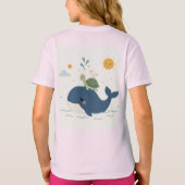 Mooie Whimsicale Kinderen Grafische T-Shirt (Achterkant)