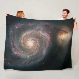 Mooie Whirlpool Galaxy Fleece Deken