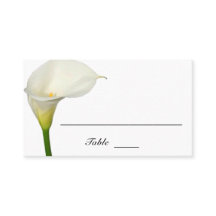 Mooie White Calla Lily Flat Wedding