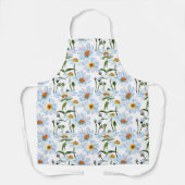 Mooie White Daisy Flower Schort (Voorkant)