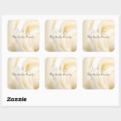 Mooie White Rose Print Sticker (Vel)