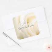 Mooie White Rose Print Sticker (Envelop)