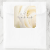 Mooie White Rose Print Sticker (Tas)