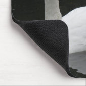 Mooie White Swan Mousepad Muismat (Hoek)