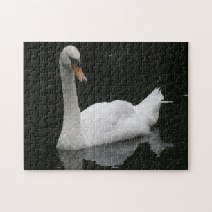 Mooie White Swan Puzzle Legpuzzel