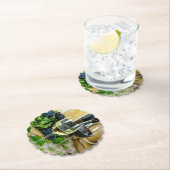 Mooie wijn, verouderd tot perfect, kartonnen onderzetters (Insitu)