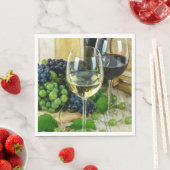 Mooie wijn, verouderd tot perfect servetten (Insitu)