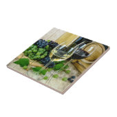 Mooie wijn, verouderd tot perfect tegeltje (Zijkant)